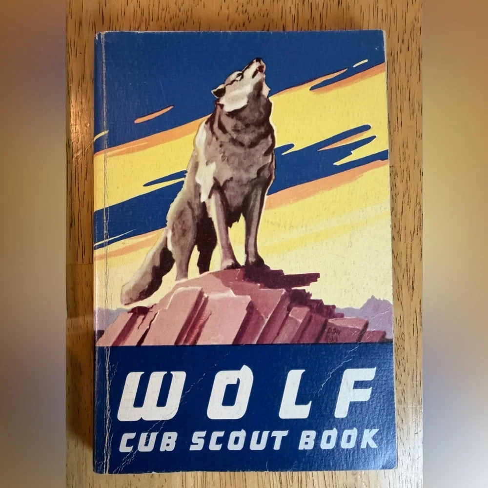 Vintage Boy Scouts Book Lot 4 Wolf Bear Cub Scout 1954 1967 Handbook 1969